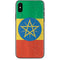 Ethiopia Flag Distressed iPhone XS Skin